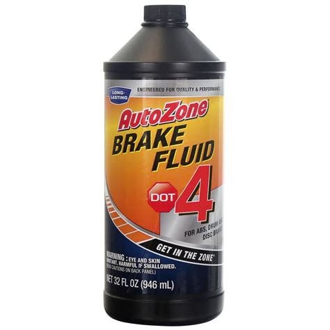 dot 4 brake fluid auto zone.